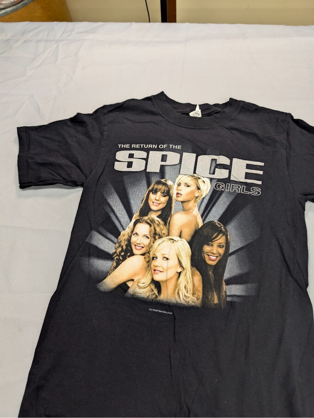 Spice Girls Concert Band T Shirt Anvil 2007 Tour Graphic S